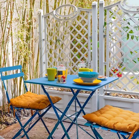 Сasa de vacaciones Le Rempart-Clim-Terrasse&patio à 3min de la cité *